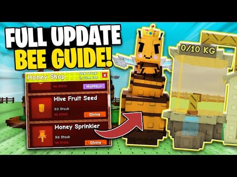 The FULL BUSY BEE EVENT UPDATE GUIDE FOR GROW A GARDEN Roblox!