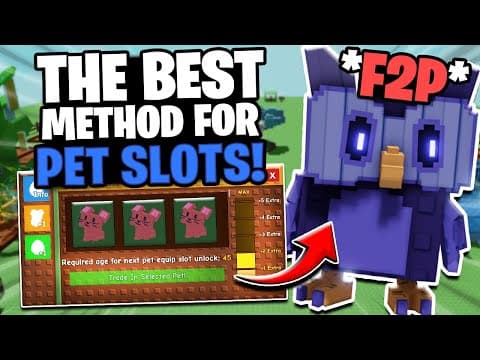 The BEST Method To Unlock Extra Pet Equips In Grow A Garden